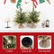 12 in Pre-lit Tabletop Xmas Decorations (Green) 3"D x 3"W x 12"H